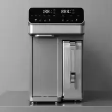 self cleaning electric countertop reverse osmosis water purifier with hot and cold water, dual UV sterilization
